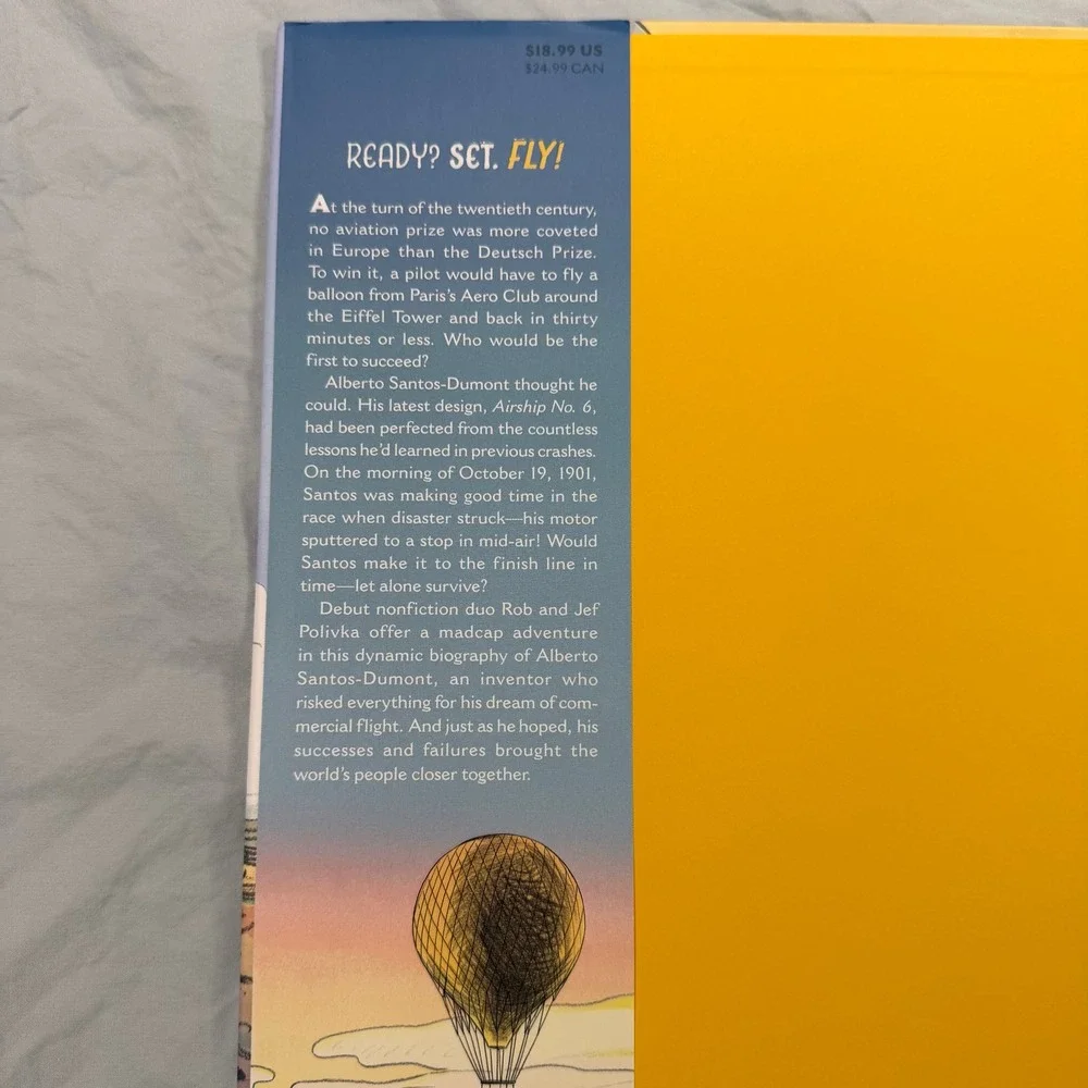 A Dream of Flight Alberto Santos-Dumont Eiffel Tower Rob Jef Polivka Hardcover